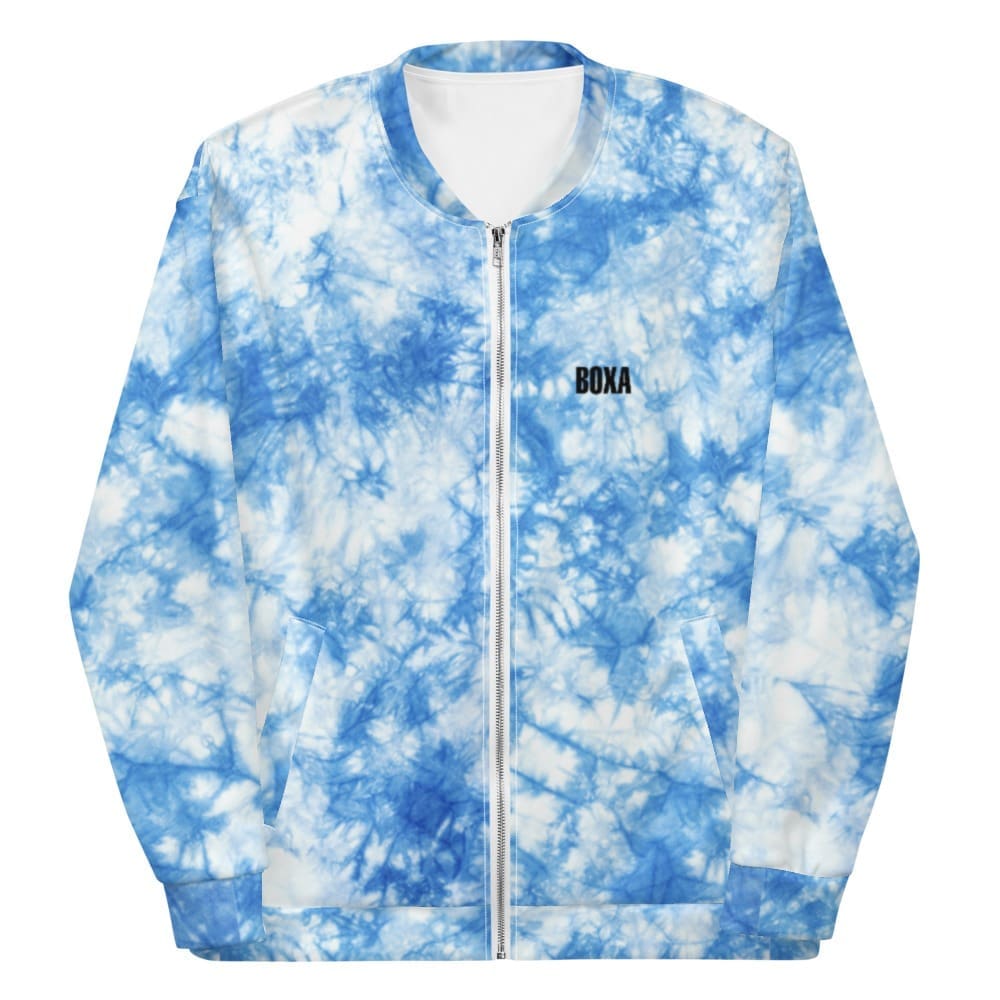 Blue Tye Die Bomber Jacket - BOXA Lifestyle