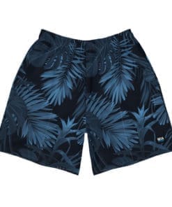 Dark Blue Palm Shorts