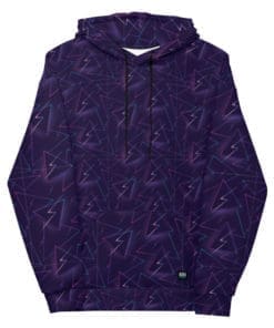 Purple Triangle Hoodie