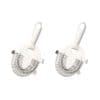 2pcs silver