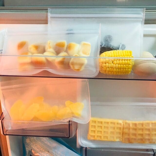 Reusable Leakproof Silicone Ziplock Food Bag Sets 24 Reusable Leakproof Silicone Ziplock Food Bag
