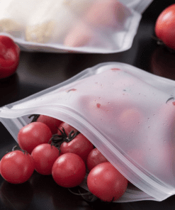 Reusable Leakproof Silicone Ziplock Food Bag
