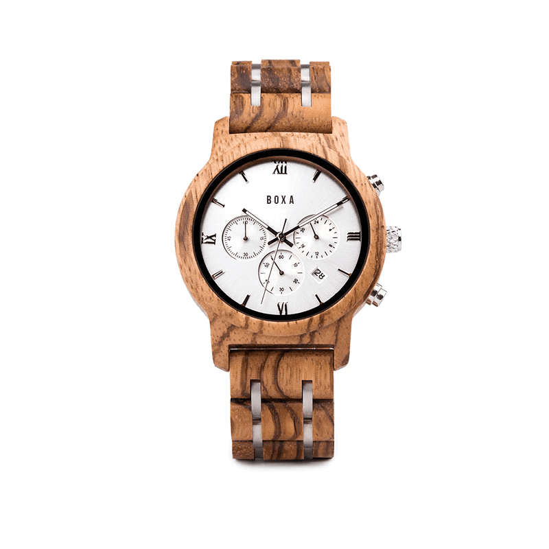 The Hawk - Ebony Wood Watch 77 The Hawk Wooden Watch by BOXA Lifestyle