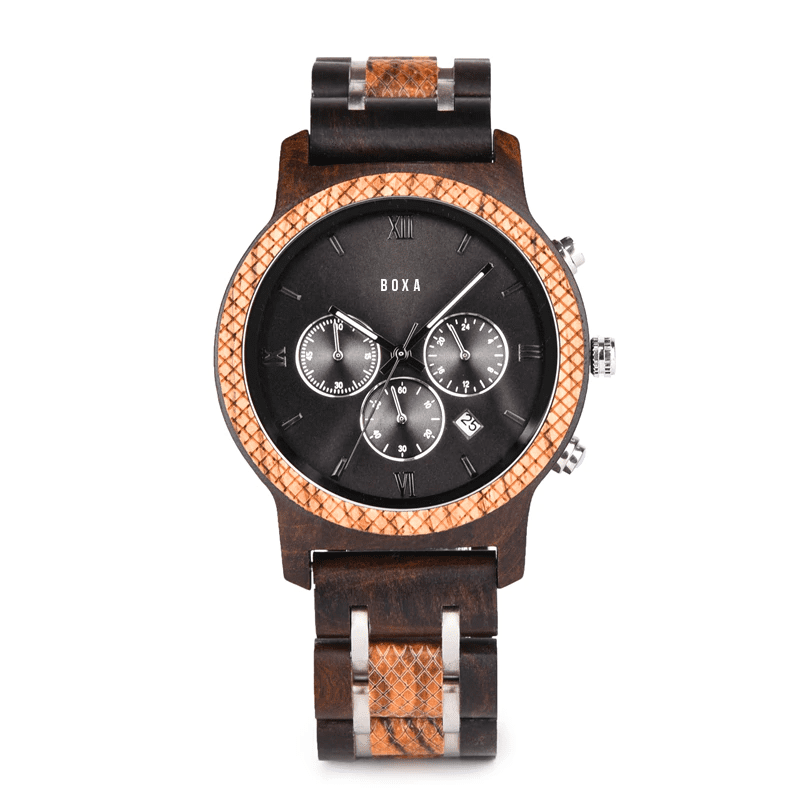 The Hawk - Ebony Wood Watch 81 The Hawk Wooden Watch by BOXA Lifestyle