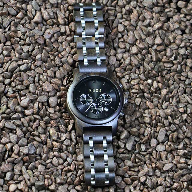 The Hawk - Ebony Wood Watch 71 The Hawk - Ebony Wood Watch - BOXA Lifestyle