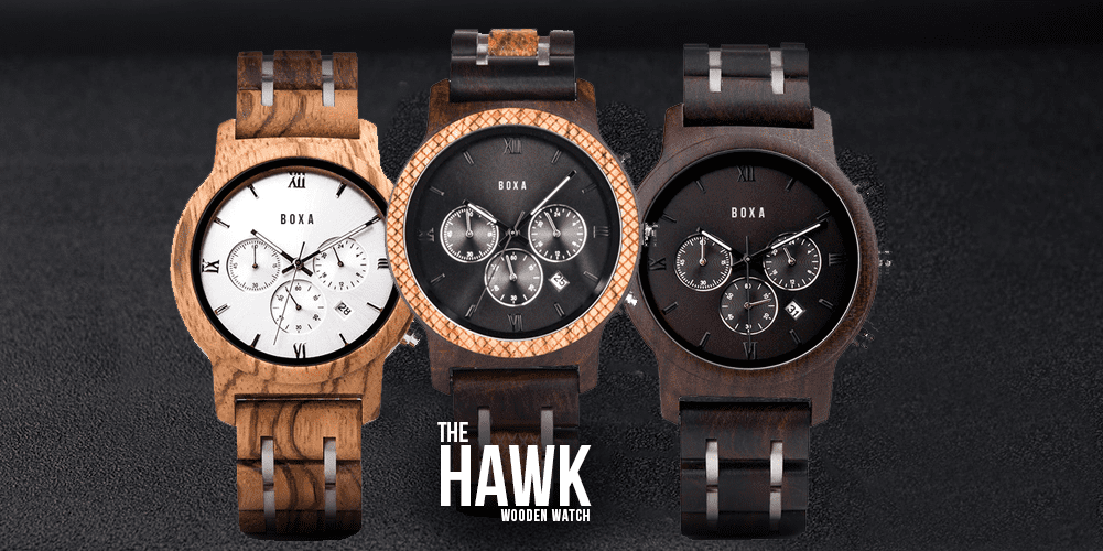 The Hawk Wooden Watch by BOXA Lifestyle