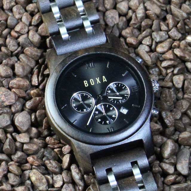The Hawk - Ebony Wood Watch 72 The Hawk - Ebony Wood Watch - BOXA Lifestyle