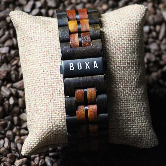 The Hunter - Red Sandalwood Mechanical Wooden Watch 61 The Hunter - Red Sandalwood Mechanical Wooden Watch - BOXA Lifestyle