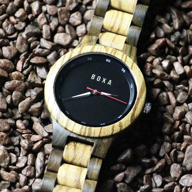 The OWL - Luxury Zebra Wooden Watch 32 The OWL Wooden Watch by BOXA Lifestyle