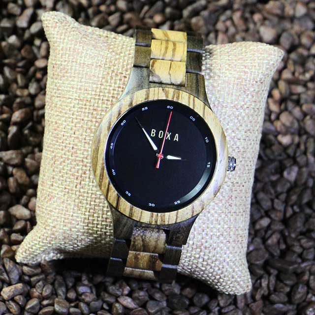 The OWL - Luxury Zebra Wooden Watch 29 The OWL Wooden Watch by BOXA Lifestyle
