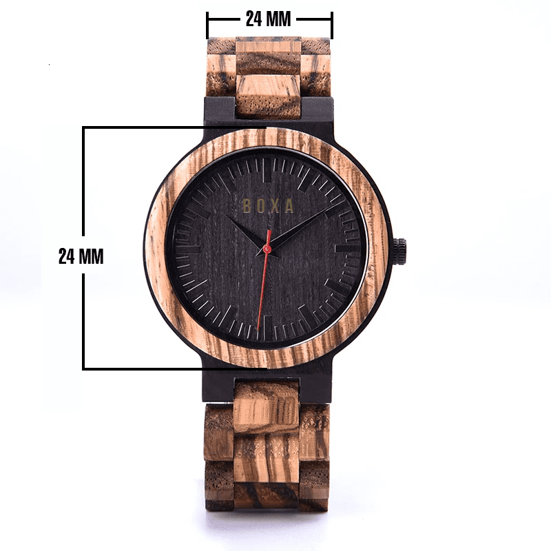 The Squirrel – Zebra Wood Watch 38 The Squirrel – Zebra Wood Watch - BOXA Lifestyle