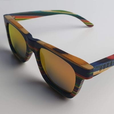 BOXA Neverlands Rainbow Wood Sunglasses