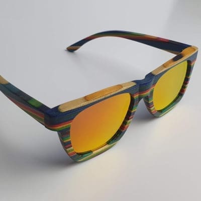 BOXA Neverlands Rainbow Wood Sunglasses