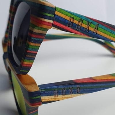 BOXA Neverlands Rainbow Wood Sunglasses