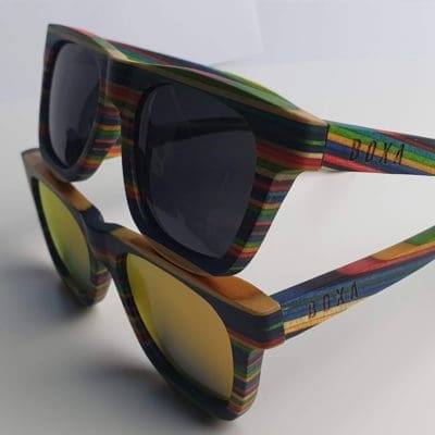 BOXA Neverlands Rainbow Wood Sunglasses