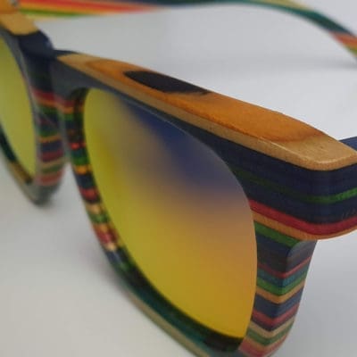 BOXA Neverlands Rainbow Wood Sunglasses