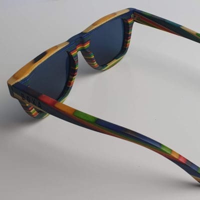 BOXA Neverlands Rainbow Wood Sunglasses