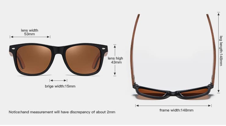 <b>Throwbacks - Retro Black & Walnut Wood Sunglasses </b></br>Turtle Green Polarized Lens 67 <b>Throwbacks - Retro Black & Walnut Wood Sunglasses </b></br>Turtle Green Polarized Lens - BOXA Lifestyle