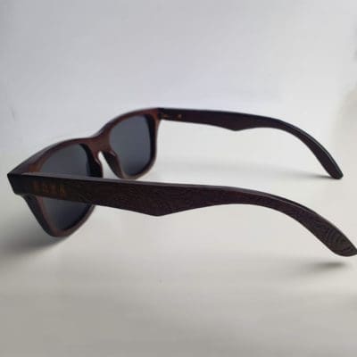 BOXA Airlie Brown Bamboo Wood Sunglasses