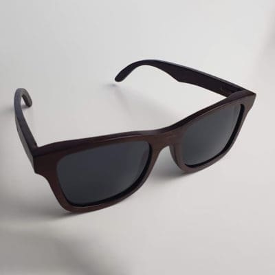 BOXA Airlie Brown Bamboo Wood Sunglasses