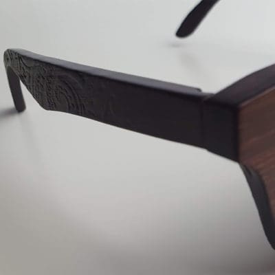 BOXA Airlie Brown Bamboo Wood Sunglasses