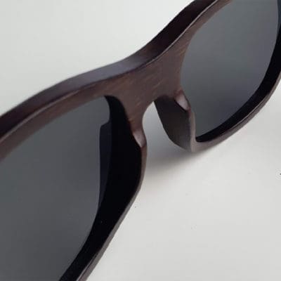 BOXA Airlie Brown Bamboo Wood Sunglasses