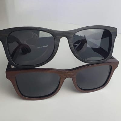 BOXA Airlie Brown Bamboo Wood Sunglasses