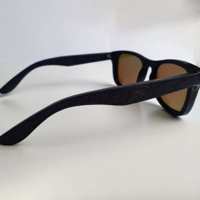 BOXA Airlie Brown Bamboo Wood Sunglasses