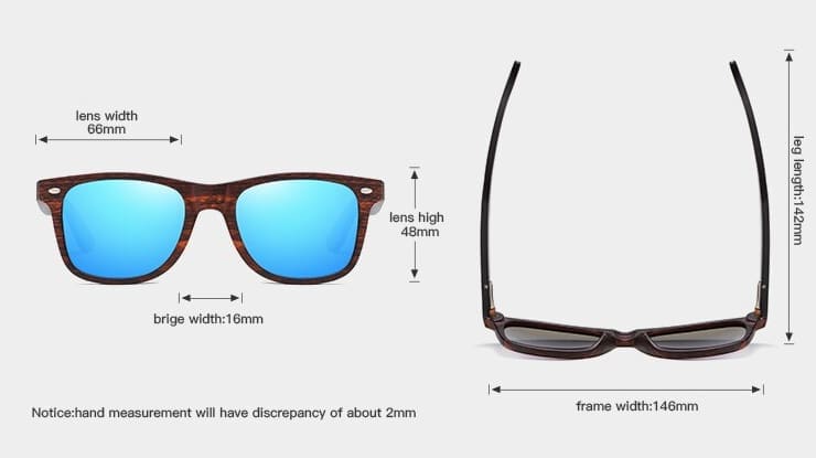 <b>Tri-City - Red & Black Wood Sunglasses </b></br>Ocean Blue Polarized Lens 42 <b>Tri-City - Red & Black Wood Sunglasses </b></br>Ocean Blue Polarized Lens - BOXA Lifestyle