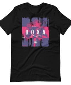 BOXA Purple Palms – Cotton T-Shirt
