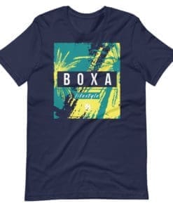 BOXA Yellow Palms – Cotton T-Shirt