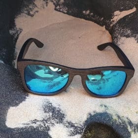 BOXA 1770's Brown Bamboo Sunglasses