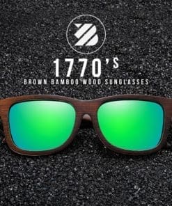 BOXA 1770's Wooden Sunglasses