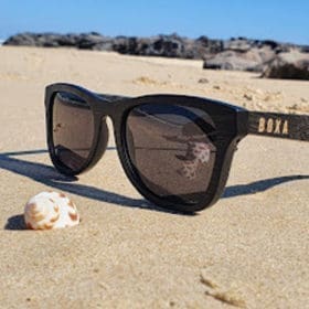 BOXA Airlie – Dark Bamboo Wood Sunglasses