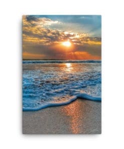 Maroochydore Beach Sunrise - Canvas Wall Art