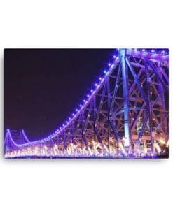 Brisbane Story Bridge Lights - Canvas