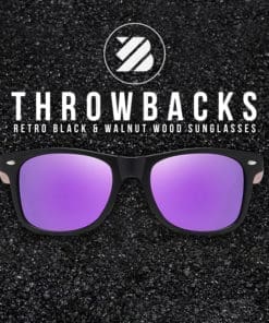 BOXA Throwbacks Wooden Sunglasses