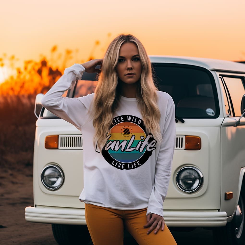 Van Life Long Sleeve T-Shirts 17 Van Life Long Sleeve T-Shirts - BOXA Lifestyle