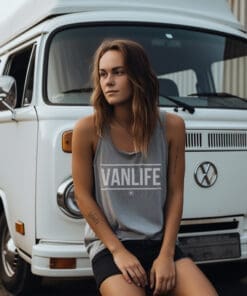 VANLIFE Tank Top Grey