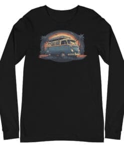 VW Sunset Vanlife Long Sleeve Tee